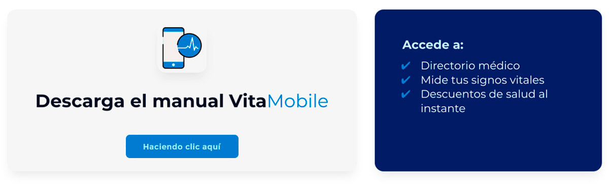 descarga la app Vitamobile para administrar tu membresía vitamédica