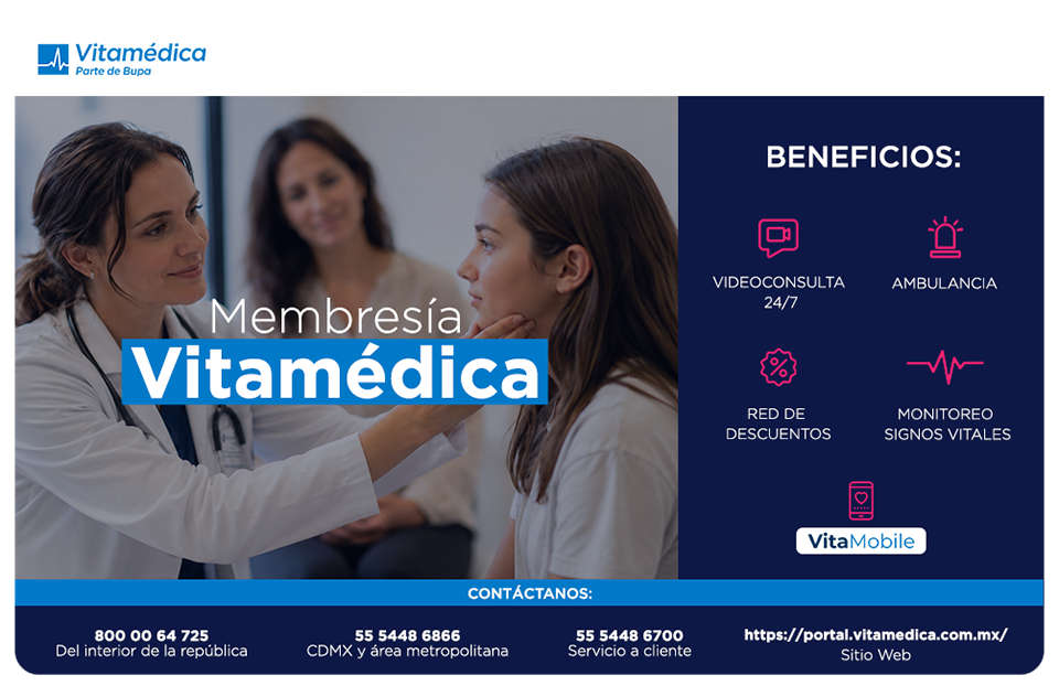 Beneficios Tarjeta Digital Membresís Vitamédica
